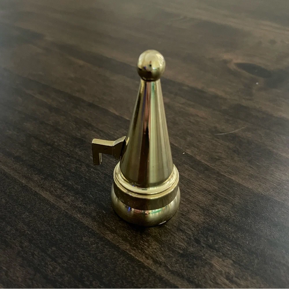 Vintage Baldwin Brass Chamberstick Candle Holder With Snuffer